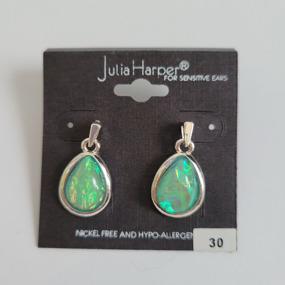 Julia Harper Nickel Free & Hypo-Allergenic Teardrop Earrings For Sensitive Ears
